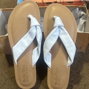 Bella Vita Women's White Sandals